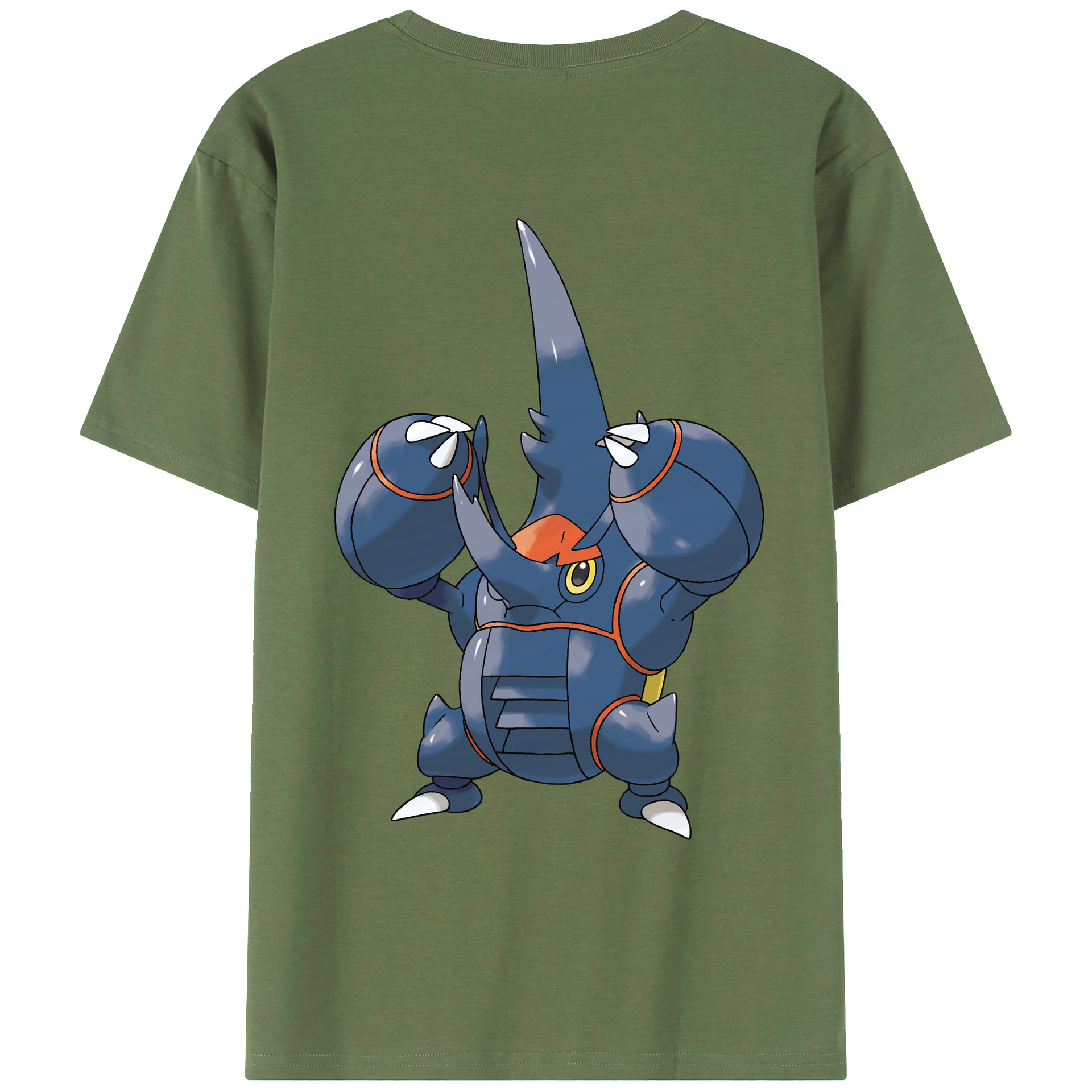 （画像用） ポケットモンスター Pokémon 綿100％ メンズ半袖Tシャツ（バックプリント） 通気性